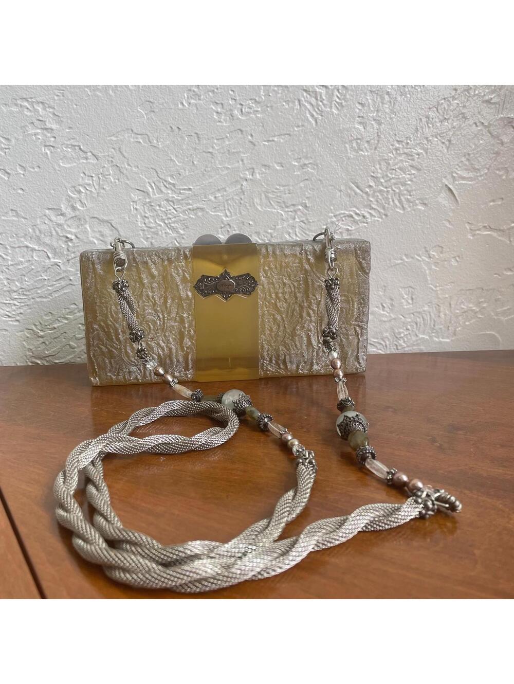 Maya Evangelista Hard Resin CrossBody Bag